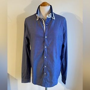 Zara Man Layered Collar Dress Shirt